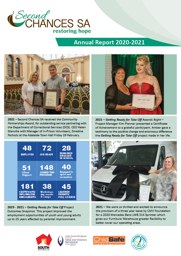 SCSA Annual Report 2020-21 cover
