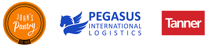 Sponsors, Joan's Pantry, Pegasus International Logistics and Tanner Real Estate